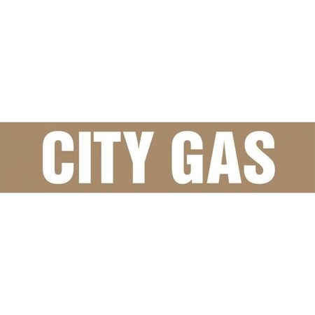 Accuform ASME ANSI PIPE MARKER CITY GAS RPK213CTB RPK213CTB